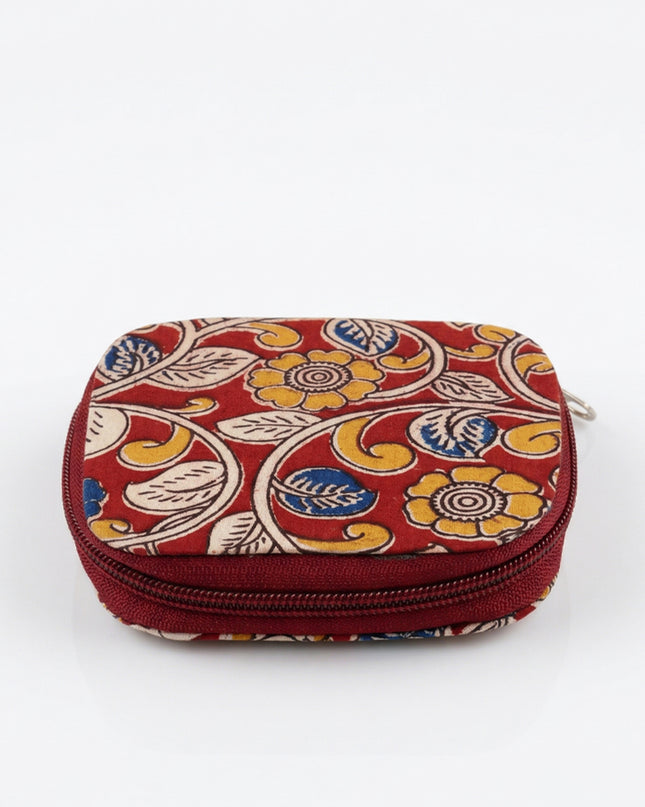 Kalamkari rectangle bangle holder - W4402