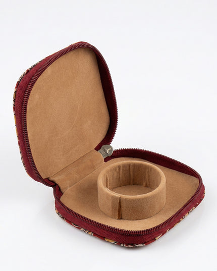 Kalamkari rectangle bangle holder - W4402