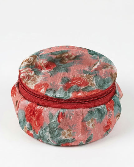 Floral bangle box zipper big size - W4406