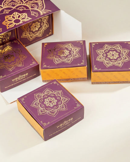 Brass Square Shaped Diya - WBG0037