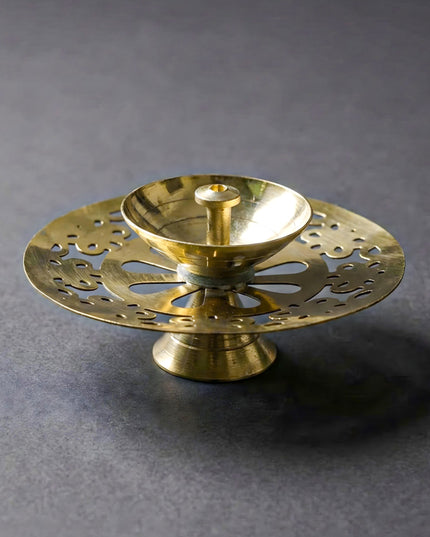 Brass Round Shaped Diya - WBG0044