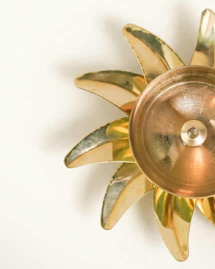 Brass Sun Shaped Diya - WBG0047