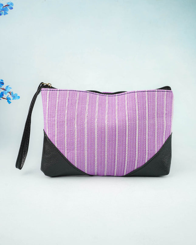 Ikkat Zipper Pouch - WBG0101