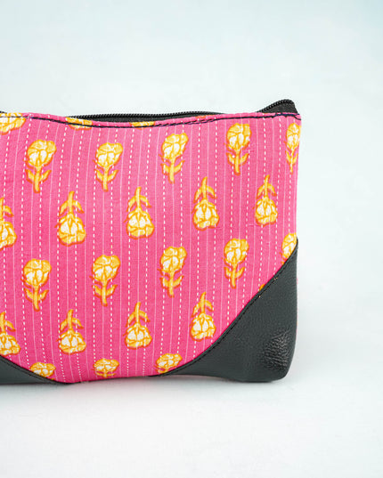 Ikkat Zipper Pouch - WBG0101