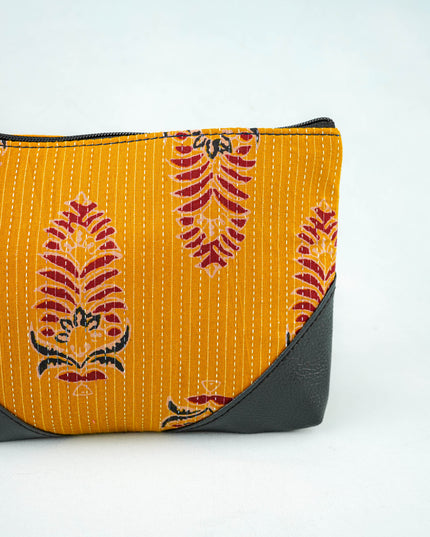 Ikkat Zipper Pouch - WBG0101
