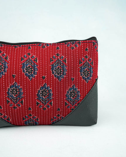 Ikkat Zipper Pouch - WBG0101