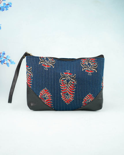 Ikkat Zipper Pouch - WBG0101