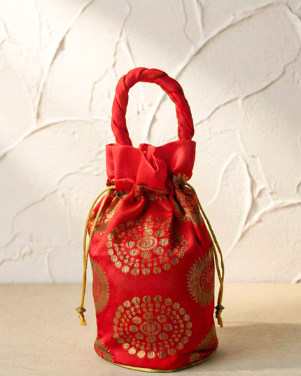 Potli Bag with Golden prints - WBG0350