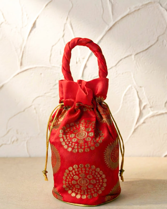 Potli Bag with Golden prints - WBG0350