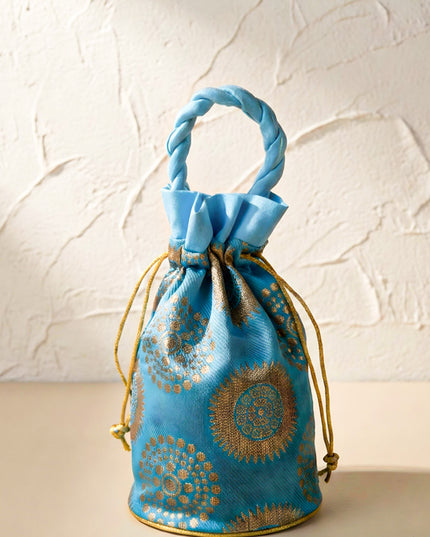 Potli Bag with Golden prints - WBG0350