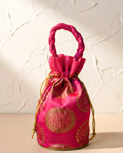 Potli Bag with Golden prints - WBG0350
