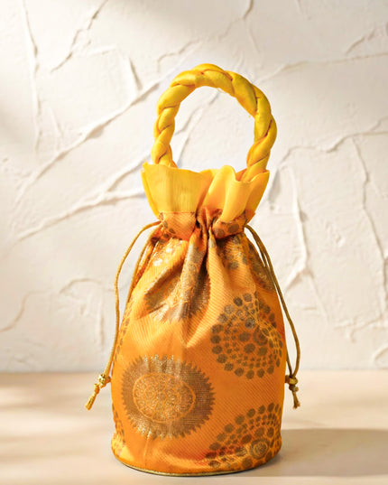 Potli Bag with Golden prints - WBG0350