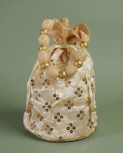 Potli Bag with Chamki Work - WBG0423