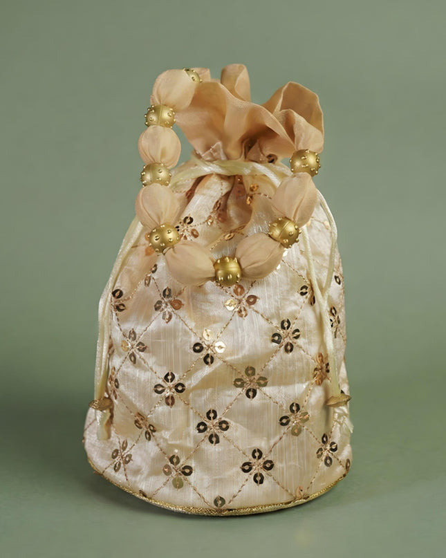 Potli Bag with Chamki Work - WBG0423