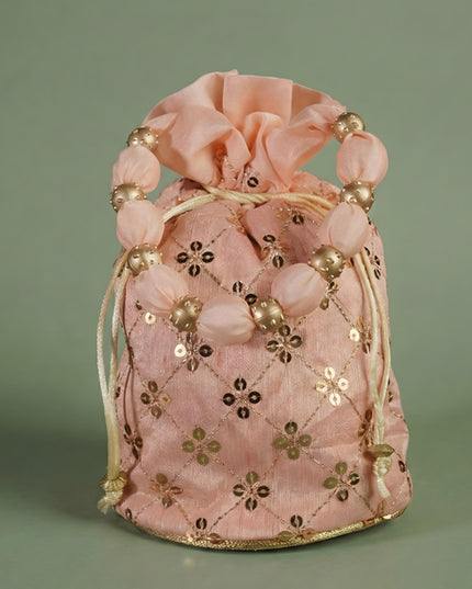 Potli Bag with Chamki Work - WBG0423