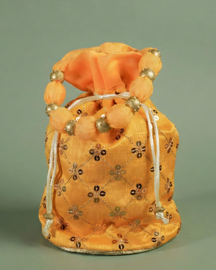 Potli Bag with Chamki Work - WBG0423