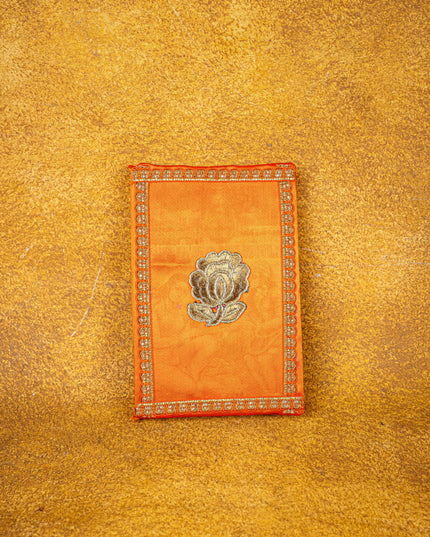 Orange & White Color Kasi Yatra Set - WBG0470-12