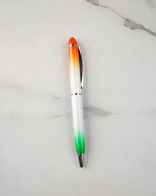 Roller Ball Point Pen - Tri Colour with Flag - WBG0515