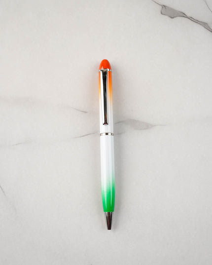 Roller Ball Point Pen - Tri Colour with Flag - WBG0515