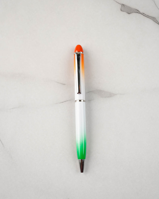 Roller Ball Point Pen - Tri Colour with Flag - WBG0515