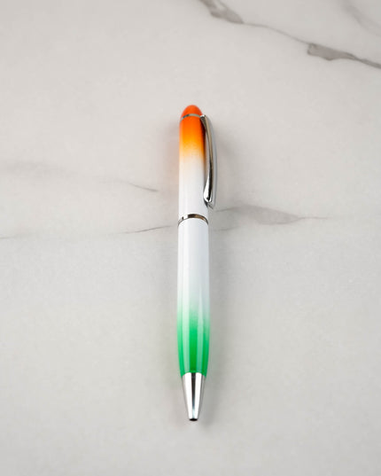 Roller Ball Point Pen - Tri Colour with Flag - WBG0515