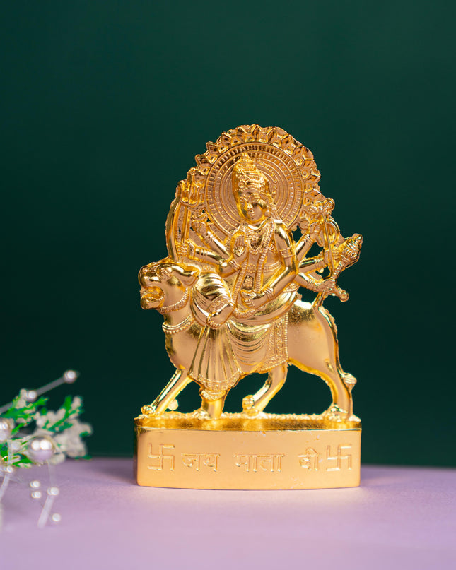Zinc Alloy Durga Murthi - Gold Finish - WBG0630-4