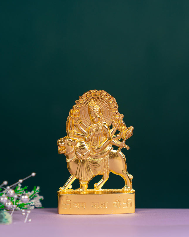 Zinc Alloy Durga Murthi - Gold Finish - WBG0630-4