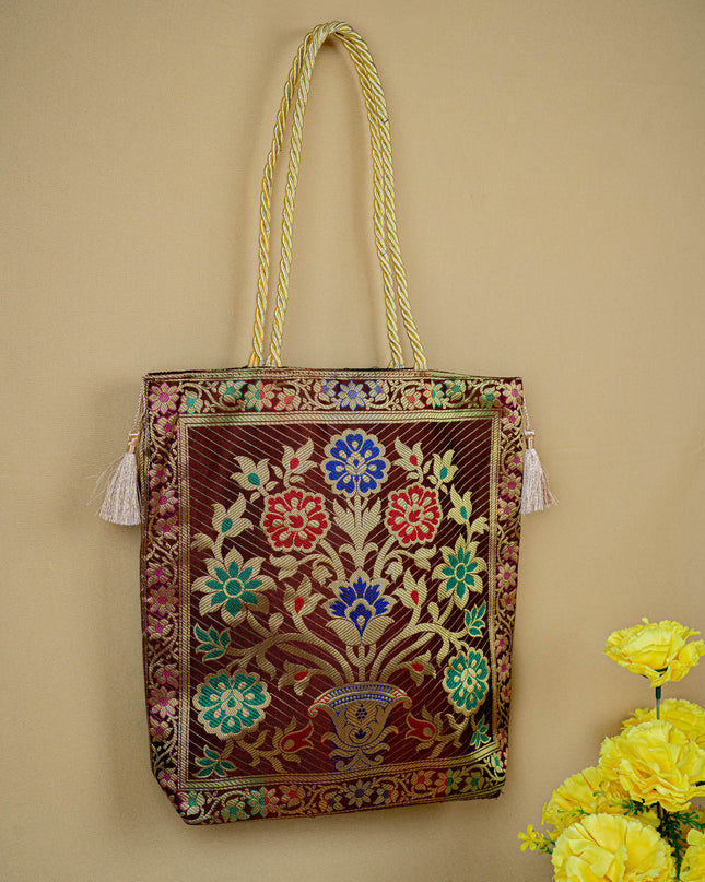 Banarasi Handbag ( 10 X 10) - WBG0670