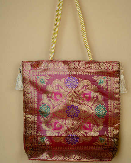 Banarasi Handbag ( 10 X 10) - WBG0670