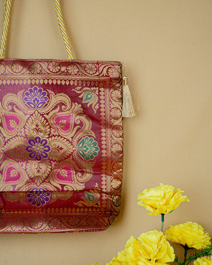 Banarasi Handbag ( 10 X 10) - WBG0670