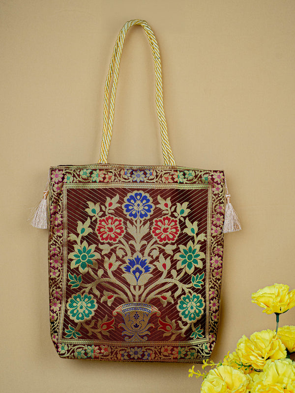 Banarasi Handbag ( 10 X 10) - WBG0670