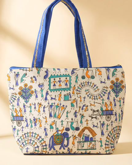 Warli Printed Handbags - WBG0680-1