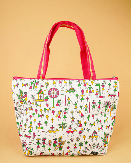 Warli Printed Handbags - WBG0680-2