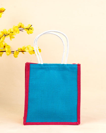 Customizable Baby Shower Jute Bag - 10 inch - WBG0868