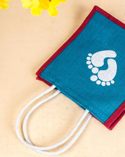 Customizable Baby Shower Jute Bag - 10 inch - WBG0868