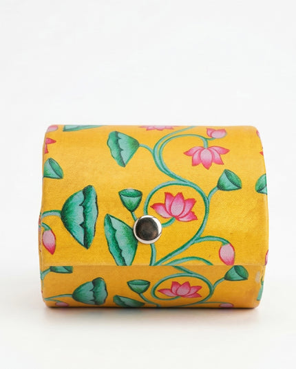 Bangle Holder with pichwai prints - 4 inch - WBG0881-1