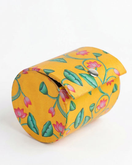 Bangle Holder with pichwai prints - 4 inch - WBG0881-1