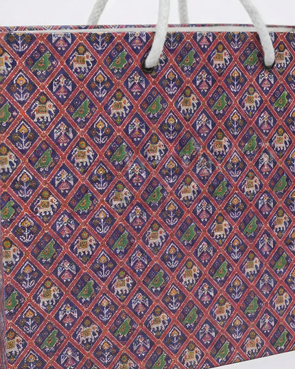 Multi Designed Paper Bags - Brocade Print - WBG0914-3