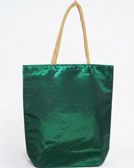 Shimmer Polyester Hand Bag - WBG0937