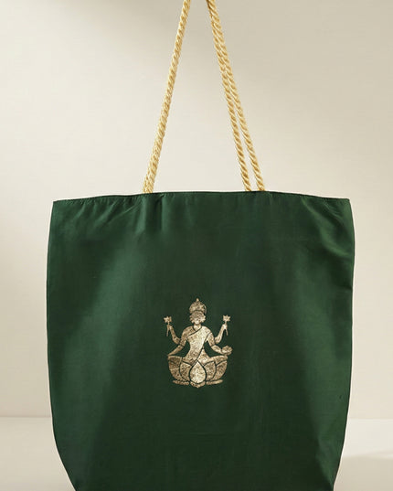 Printed Hand Bag - Lakshmi Ganesha - WBG0938