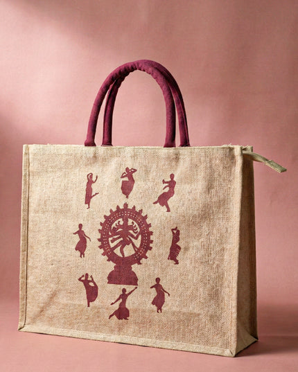 Customizable Juco Bag with Handle - Arangetram -  WBG0943