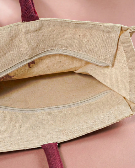 Customizable Juco Bag with Handle - Arangetram -  WBG0943