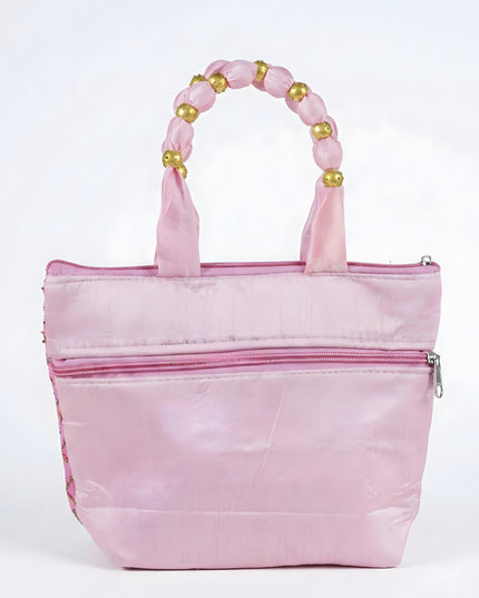 Hand Bag with Allover Thread Embroidery  - WBG0957-1