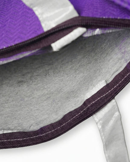 Raw Silk Hand Bag with Purse - WBG1008