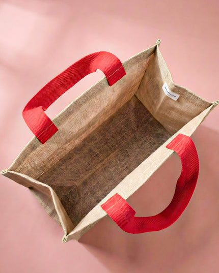 Printed Durga Face Juco Bag - WBG1160
