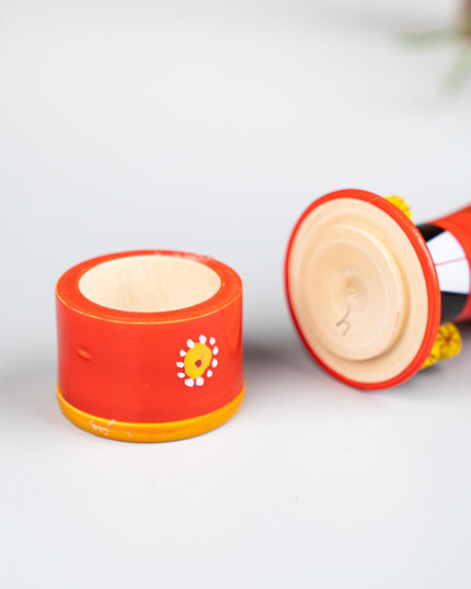 Etikoppaka Toys - Kumkum Holder - Set of 2 - WBG1258