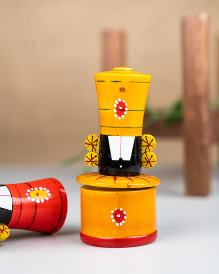 Etikoppaka Toys - Kumkum Holder - Set of 2 - WBG1258