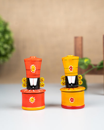 Etikoppaka Toys - Kumkum Holder - Set of 2 - WBG1258