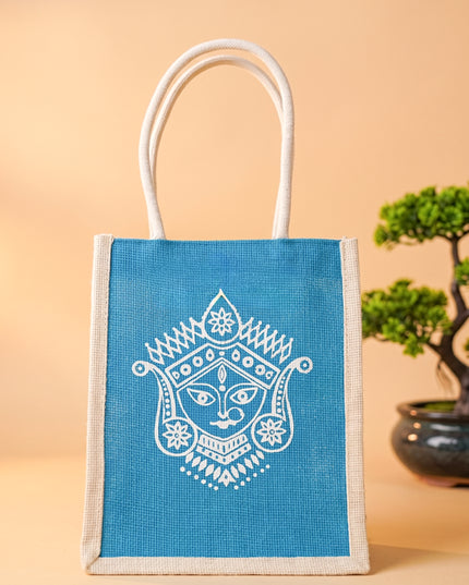 Jute Bag - Durga Print - WBG1410