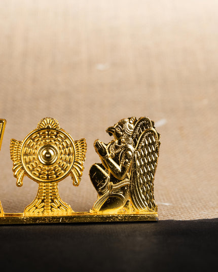 Zinc Alloy Shank Chakra Nama Stand - Gold Finish - WBG1424-3